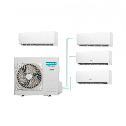 Climatiseur 2x1 HISENSE 2AMW52 (Unité Interior e Unité Exterior)
