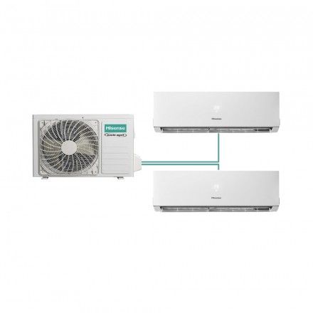 Climatiseur 2x1 HISENSE 2AMW52 (Unité Interior e Unité Exterior)