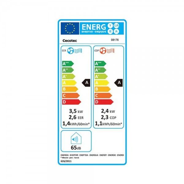 Climatiseur Portable CECOTEC ForceClima 12600 Soundless Heating 08176